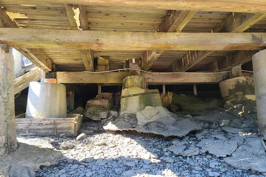 Pier and Beam or Block and Base Foundation Repair Washington DC